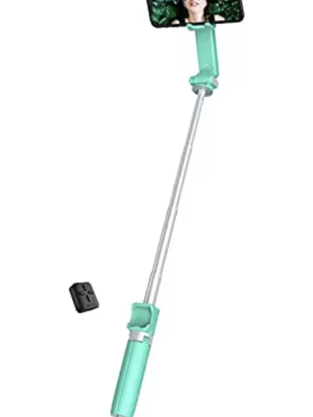 MOZA Bluetooth Remote + Mint Green Phone Tripod Selfie Stick - NIB